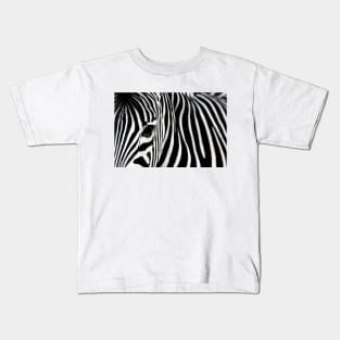 Eye of a zebra Kids T-Shirt